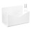 3Pcs Acrylic Mail Holder for Wall White Clear Letter Storage Organizer 2