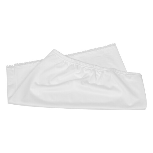3Pcs White Lace Underskirts Half Slip Skirts Soft Polyester for Women 1