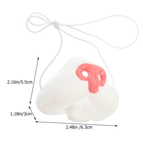4Pcs Hard Vinyl Bunny Nose Prop Rabbit Costume Accessory for Easter 1