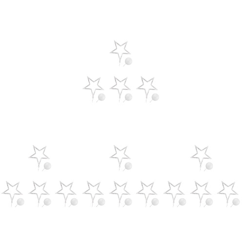 4Pcs 10 LED Christmas Lights With Suction Cup For Window Decor 1