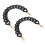 4Pcs Black Acrylic Metal Replacement Chain Strap for Shoulder Purse 2