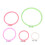 10Pcs Durable Plastic Cross Stitch Hoops for Handcraft Assorted Colors 8