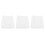 3Pcs White Lace Underskirts Half Slip Skirts Soft Polyester for Women 3