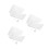 3Pcs Acrylic Mail Holder for Wall White Clear Letter Storage Organizer 9