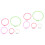10Pcs Durable Plastic Cross Stitch Hoops for Handcraft Assorted Colors 4