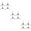 12 Pcs Rotating Microwave Oven Turntable Rollers Brackets For Home 8