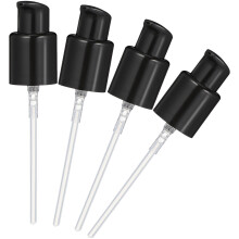 12Pcs Black Perfume Pump Head for Bottles with Leak-Proof PP Cover