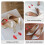 4Pairs Mini Adjustable Shoe Stretchers Red Plastic Shoe Expanders 10