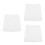 3Pcs White Lace Underskirts Half Slip Skirts Soft Polyester for Women 4