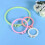 10Pcs Durable Plastic Cross Stitch Hoops for Handcraft Assorted Colors 11