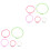 10Pcs Durable Plastic Cross Stitch Hoops for Handcraft Assorted Colors 3