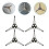 12 Pcs Rotating Microwave Oven Turntable Rollers Brackets For Home 9
