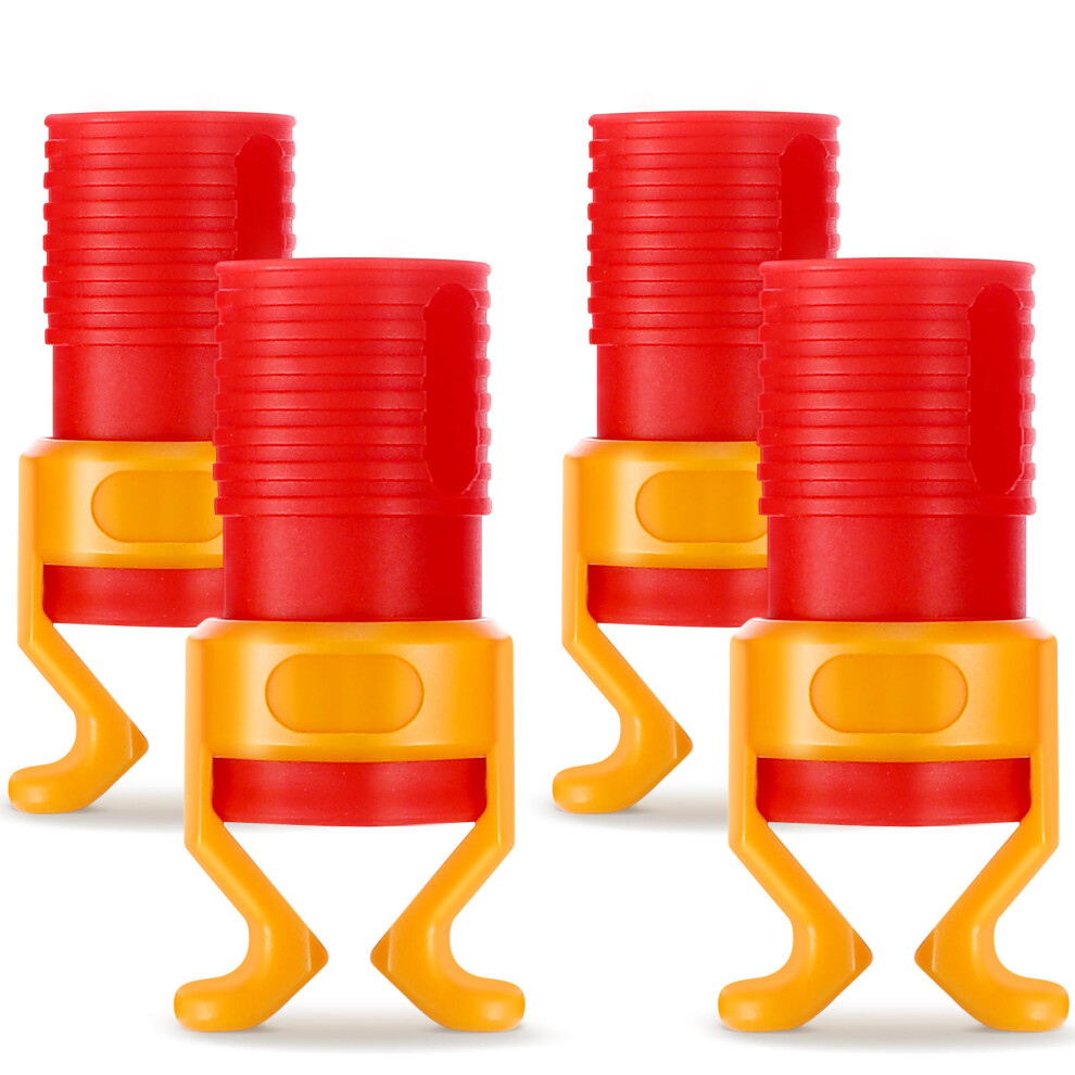 16Pcs Abs Plastic Screw Holder Clips Red For Safe Woodworking Projects 3631600006542