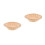 2Pcs Handwoven Beige Rattan Bread Baskets Kitchen Use Heat Safe 4