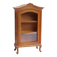2Pièces Mini Meuble Bois Marron Accessoire Décor Maison