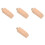 4Pcs Small Beech Wood Sanding Blocks with Sandpaper Clamp 5