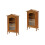 2Pièces Mini Meuble Bois Marron Accessoire Décor Maison 6
