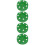 4Pcs Lightweight Green Plastic Hockey Pucks for Training Use 7