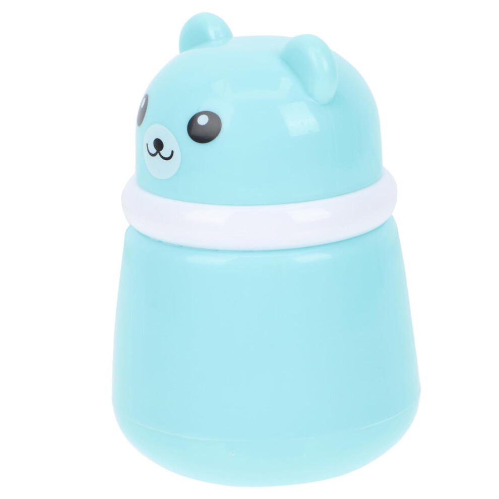 Refillable Powder Puff Bottle with Soft Washable Puff for Talcum Powder, Cute Cartoon Bear Design