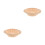 2Pcs Handwoven Beige Rattan Bread Baskets Kitchen Use Heat Safe 9