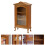 2Pièces Mini Meuble Bois Marron Accessoire Décor Maison 11