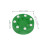 4Pcs Lightweight Green Plastic Hockey Pucks for Training Use 10