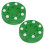 4Pcs Lightweight Green Plastic Hockey Pucks for Training Use 3