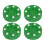 4Pcs Lightweight Green Plastic Hockey Pucks for Training Use 4