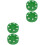 4Pcs Lightweight Green Plastic Hockey Pucks for Training Use 5