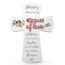Synhonty 40 Years of Marriage Cross Present