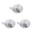 3Pcs Portable White Ceramic Calligraphy Ink Water Droppers Gift Set 6