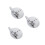 3Pcs Portable White Ceramic Calligraphy Ink Water Droppers Gift Set 3