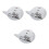 3Pcs Portable White Ceramic Calligraphy Ink Water Droppers Gift Set 5
