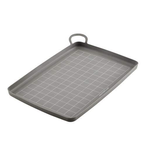 Rachael Ray 48570 Tools and Gadgets Silicone Nonstick Roasting and Baking Mat, Gray