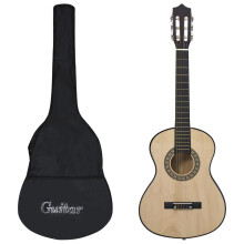 qohoio Classical Guitar for Beginner and Kid with Bag 1/2 34"-Acoustic Guitar,Beginner Cutaway Guitar Starter Set