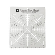 1 Pcs Folded Star Guide Stencil Sewing Quilting Template for Fabric Patchwork Plastic Template DIY Bowl Comfortable Suit for Any Pattern