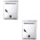 2Pcs Small Stainless Mailbox Silver Waterproof Creative Complaint Box 6