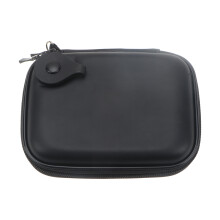 3Pcs Mobile Disk Bag Black Hard Disk Pouch Durable Storage Organizer