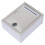 2Pcs Small Stainless Mailbox Silver Waterproof Creative Complaint Box 10