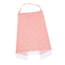 Nursing Cover for Breastfeeding Moms with Adjustable Neckline, Breathable Cotton, Outdoor Use