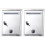 2Pcs Small Stainless Mailbox Silver Waterproof Creative Complaint Box 2