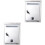2Pcs Small Stainless Mailbox Silver Waterproof Creative Complaint Box 3