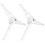 6Pcs Plastic Christmas Tree Support Rack Sturdy White Xmas Tree Base 1