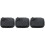 3Pcs Mobile Disk Bag Black Hard Disk Pouch Durable Storage Organizer 4