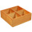 2Pcs Chocolate Wood Planter Tray Multi-Grid Organizer for Home Use 9