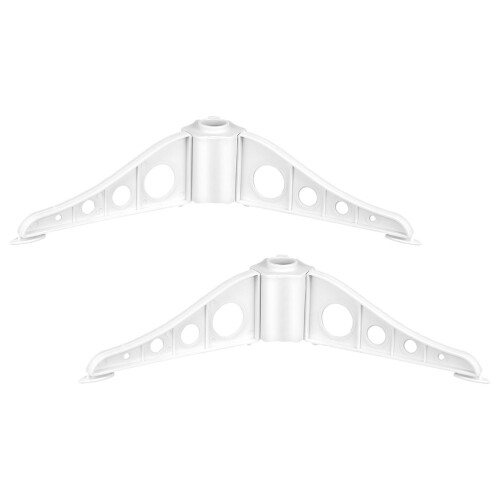 6Pcs Plastic Christmas Tree Support Rack Sturdy White Xmas Tree Base 2