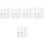 100Pcs White Acrylic Badge Clips Name Tag Holders for Work Id 6