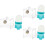 3Sets Durable Plastic Chicken Feeding Box Automatic Water Feeder 8