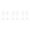 6Pcs White Plastic Body Mannequin with Movable Joints for Home Display 6