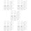 100Pcs White Acrylic Badge Clips Name Tag Holders for Work Id 10